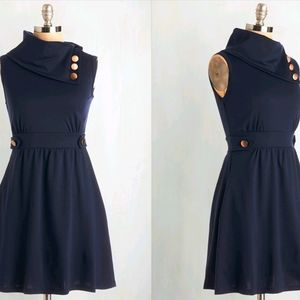 Modcloth Navy Blue Dress